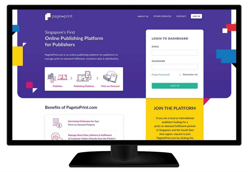 Page to Print Book Publishing Portal Singapore